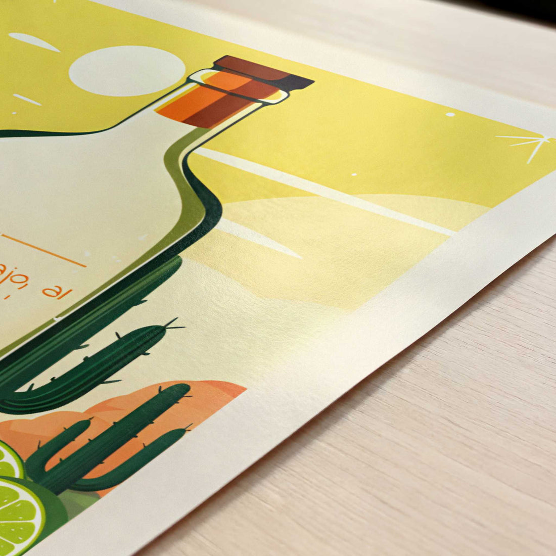 Tequila from Tequila, Mexico - Art Print - Close-up detail of the art print
