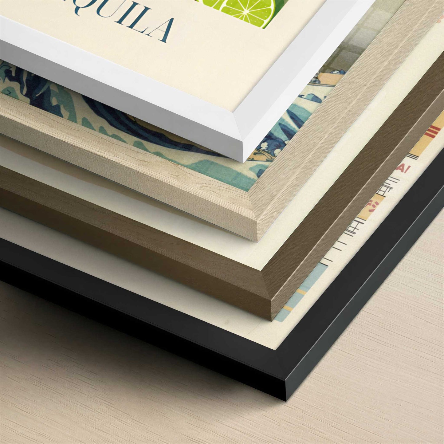 Tequila from Tequila, Mexico - Art Print - Close-up detail of the different frames
