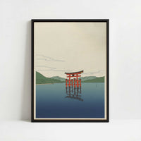 Framed Canvas - Framed canvas in black frame