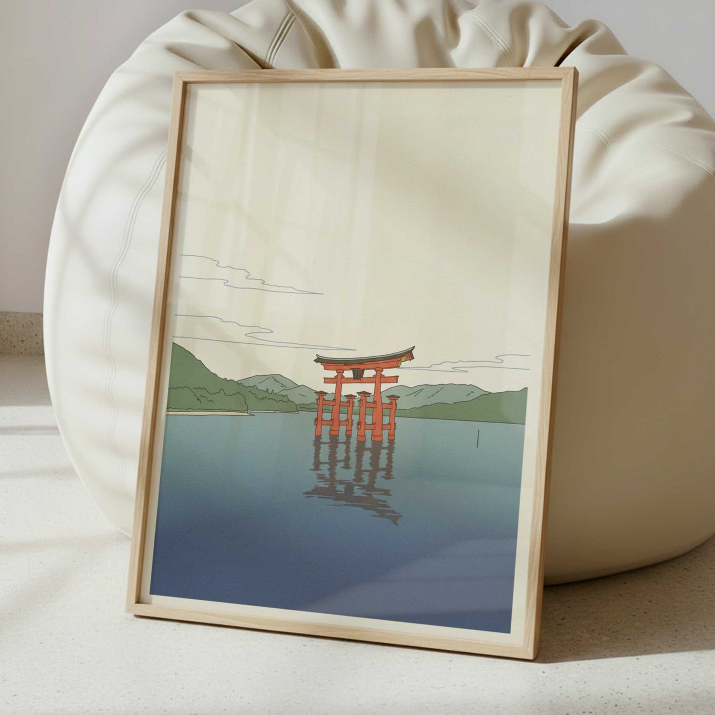 The Floating Gate of Miyajima - Art Print - Interior inspiration