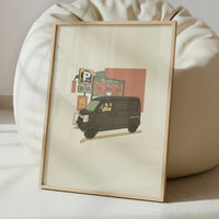 The Japanese Parking Space - Art Print - Interior inspiration