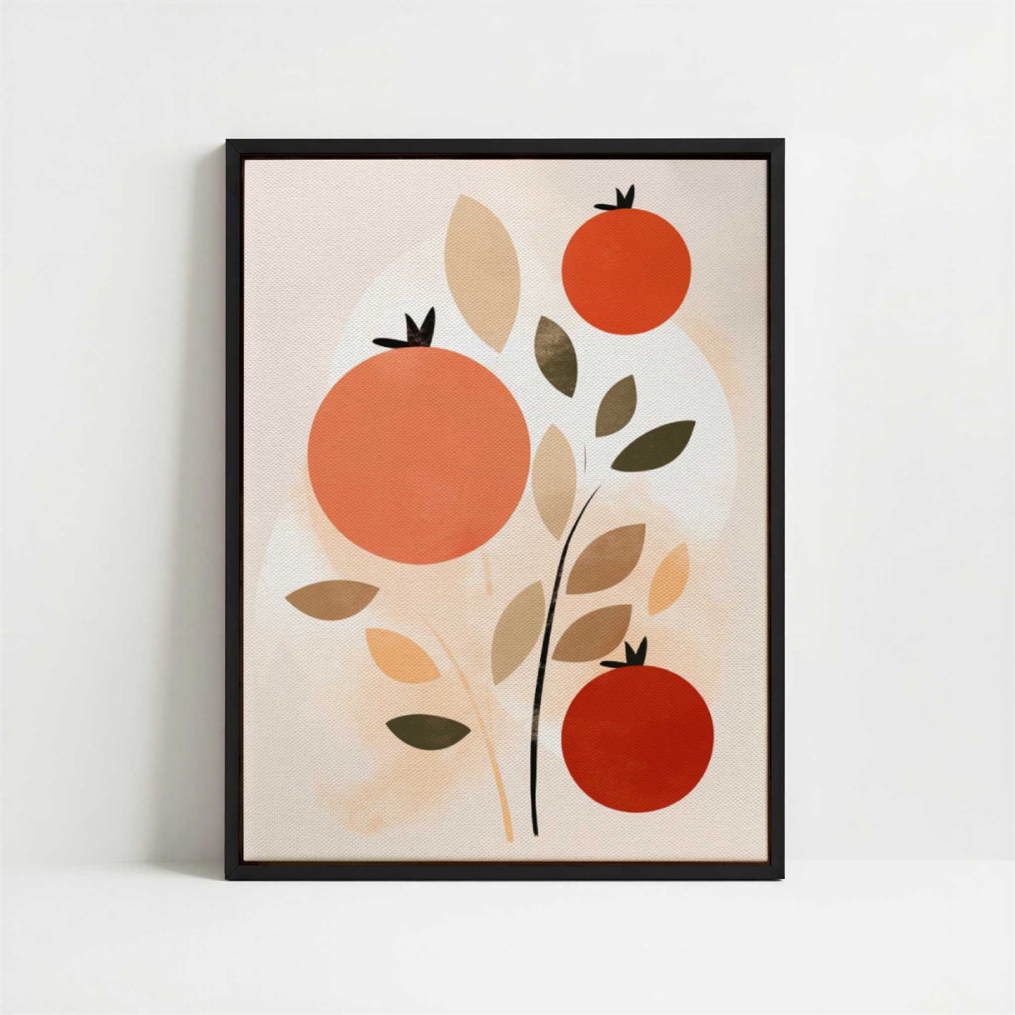 Framed Canvas - Framed canvas in black frame