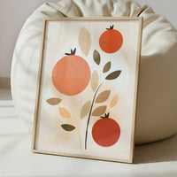 Tomatoes in Bohemian Style - Art Print - Interior inspiration