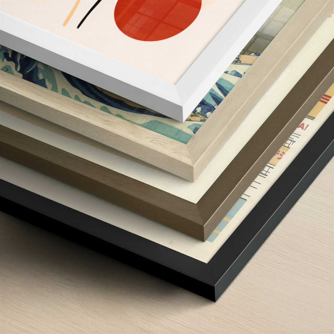 Tomatoes in Bohemian Style - Art Print - Close-up detail of the different frames