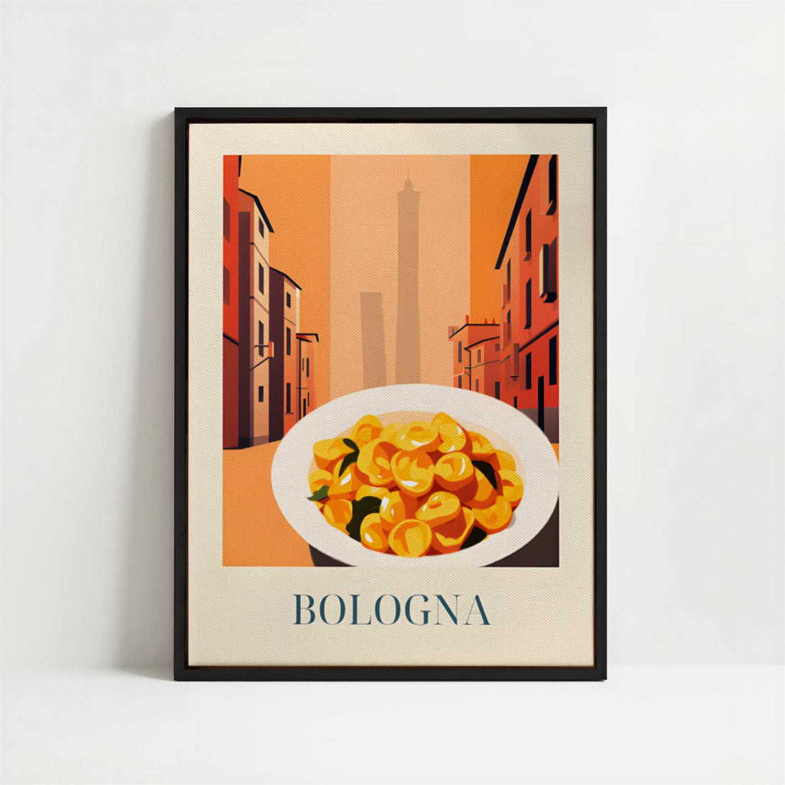 Framed Canvas - Framed canvas in black frame