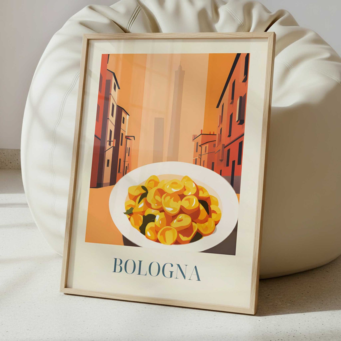 Tortellini from Bologna, Italy - Art Print - Interior inspiration