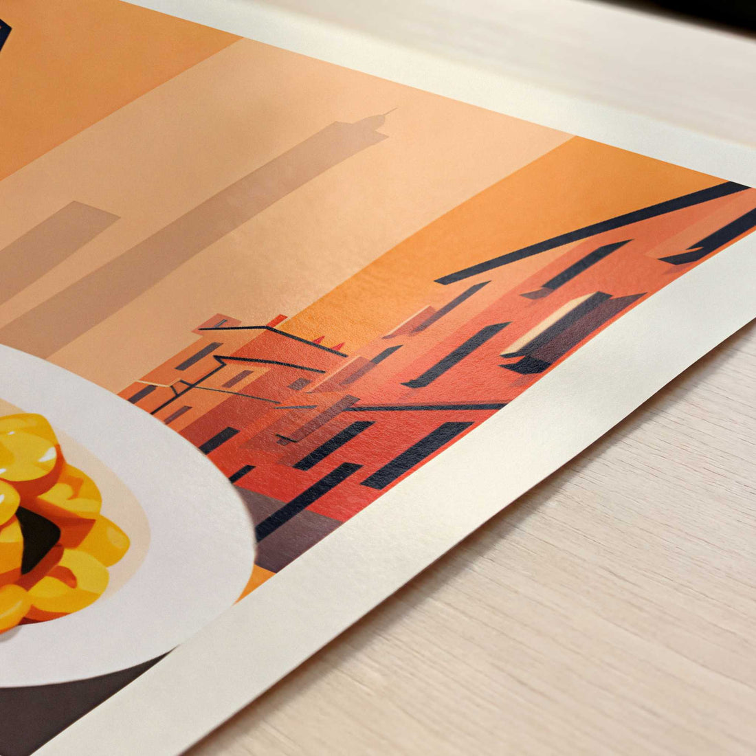 Tortellini from Bologna, Italy - Art Print - Close-up detail of the art print