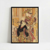 Framed Canvas - Framed canvas in black frame