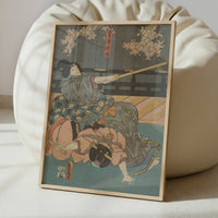 Maidservant Ohatsu (1855) by Toyokuni, Utagawa – Art Print - Interior inspiration