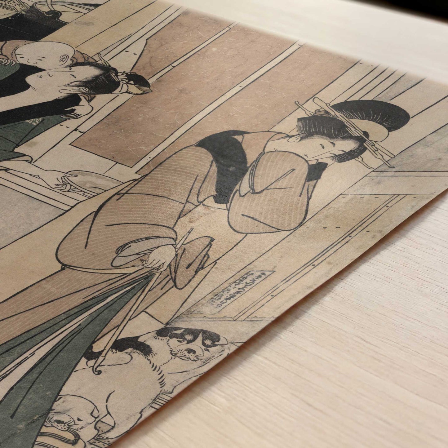 Satsuki or The Fifth Month (1801) by Toyokuni, Utagawa – Art Print - Close-up detail of the art print