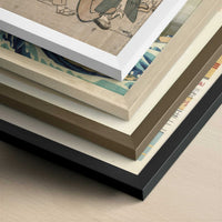 Satsuki or The Fifth Month (1801) by Toyokuni, Utagawa – Art Print - Close-up detail of the different frames