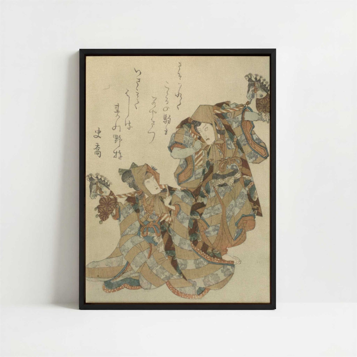 Framed Canvas - Framed canvas in black frame