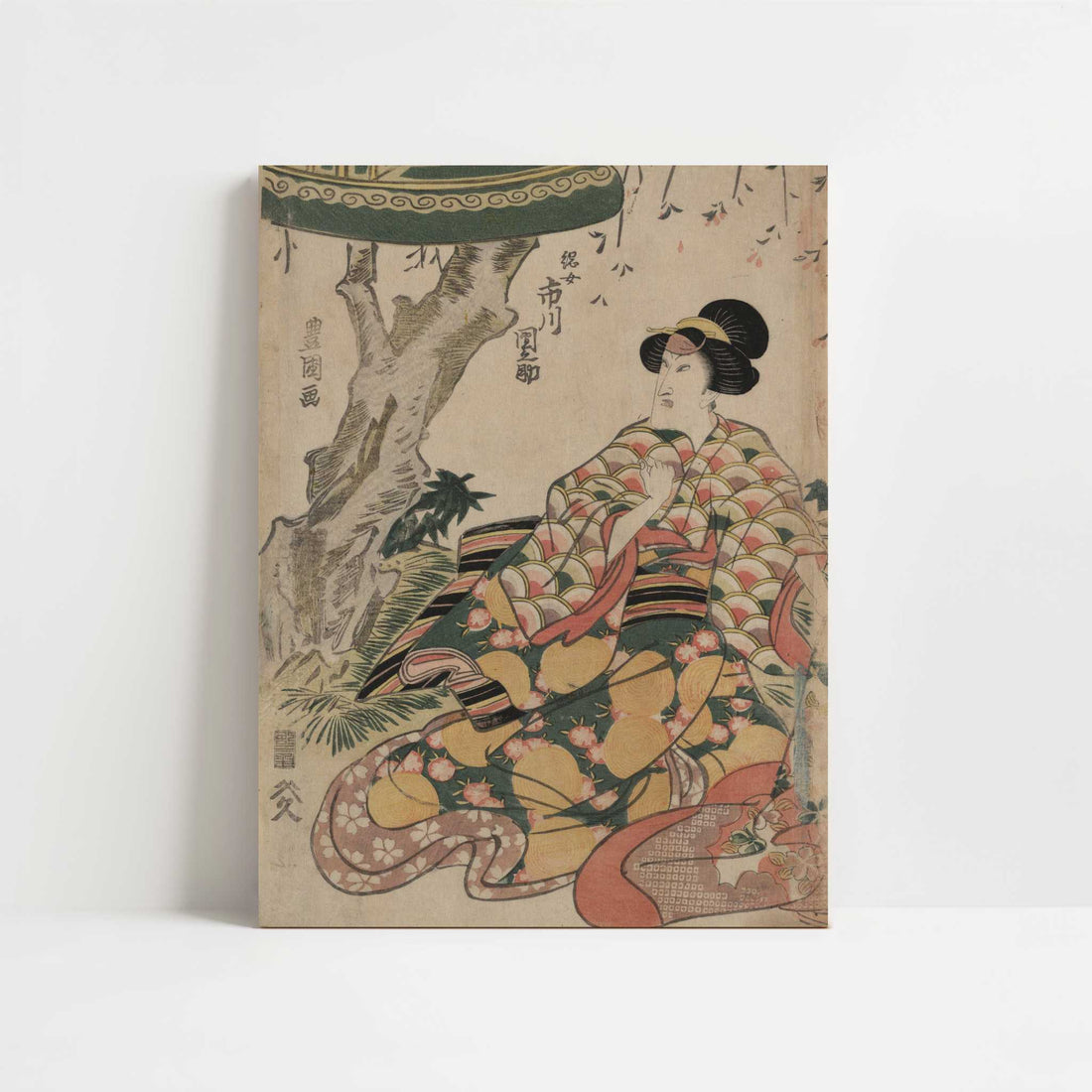The Actor Ichikawa Dannosuke in the Role of Tsunajo (c.1809–1813) by Utagawa Toyokuni – Art Print - Unframed art print