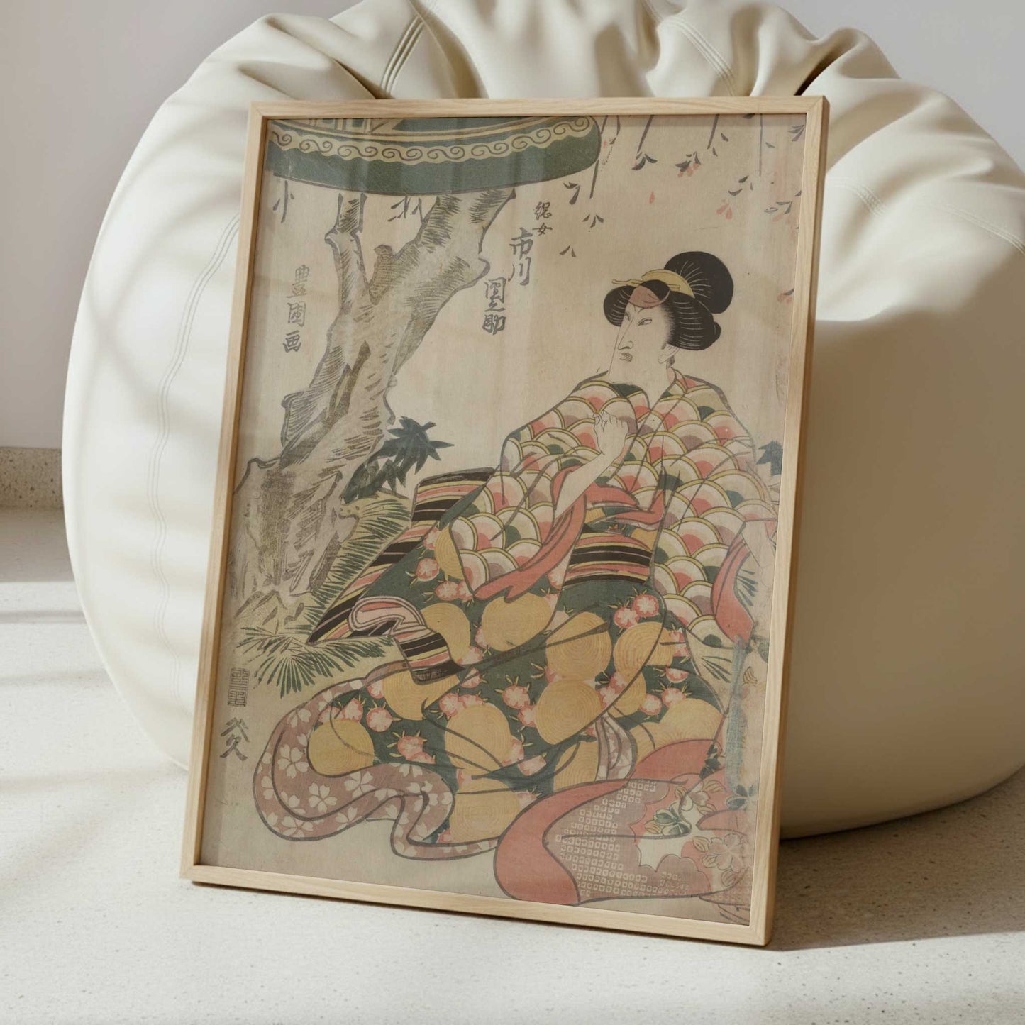 The Actor Ichikawa Dannosuke in the Role of Tsunajo (c.1809–1813) by Utagawa Toyokuni – Art Print - Interior inspiration