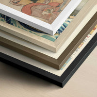 The Actor Ichikawa Dannosuke in the Role of Tsunajo (c.1809–1813) by Utagawa Toyokuni – Art Print - Close-up detail of the different frames