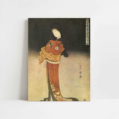 The Actor Iwai Hanshiro in a Female Role (1795) by Utagawa Toyokuni – Art Print - Unframed art print