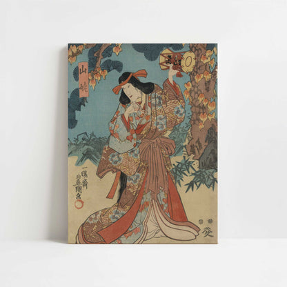 Yamauba to Kaidomaru (1850s) by Utagawa Toyokuni – Art Print - Unframed art print