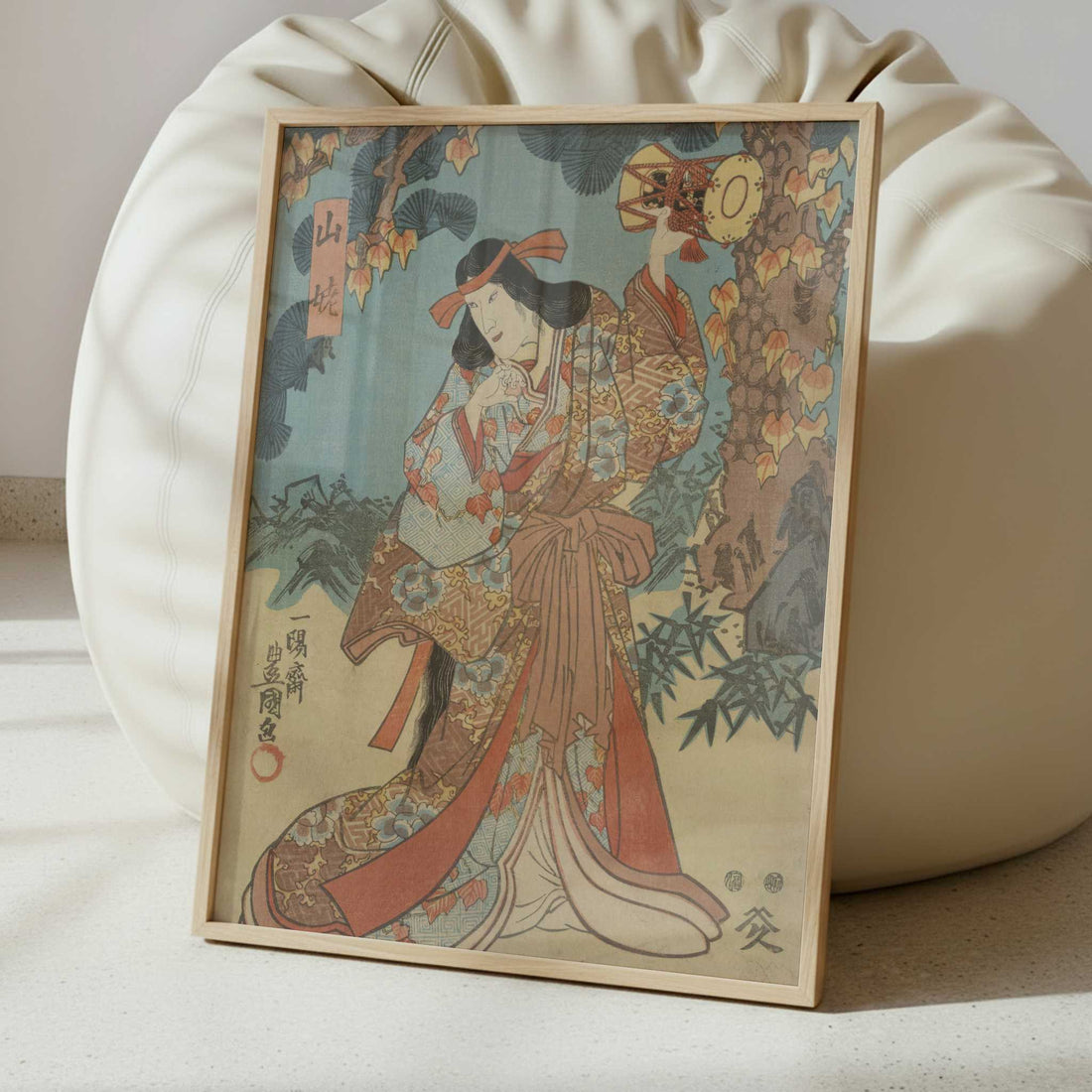 Yamauba to Kaidomaru (1850s) by Utagawa Toyokuni – Art Print - Interior inspiration