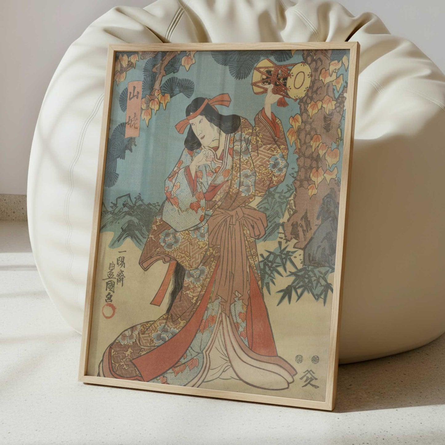 Yamauba to Kaidomaru (1850s) by Utagawa Toyokuni – Art Print - Interior inspiration