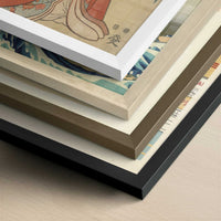 Yamauba to Kaidomaru (1850s) by Utagawa Toyokuni – Art Print - Close-up detail of the different frames