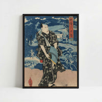 Framed Canvas - Framed canvas in black frame