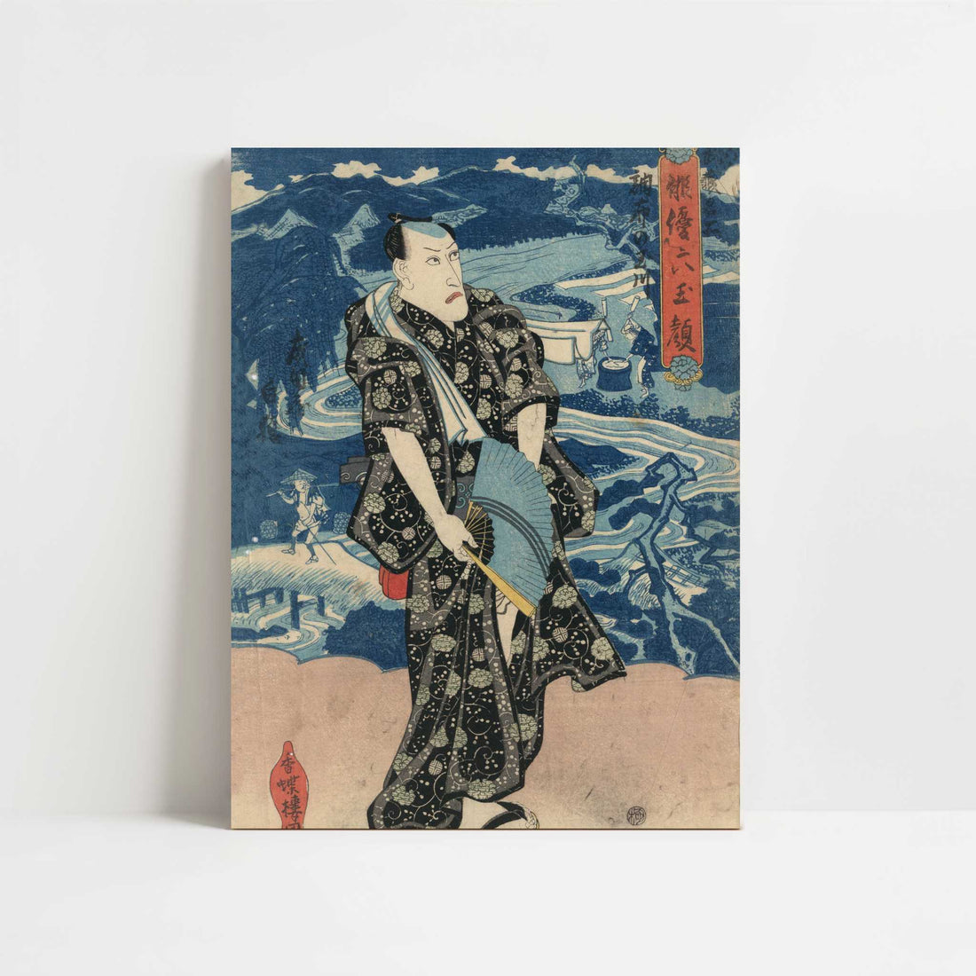 The Actor Naritaya Hakuen (c.1830) by Utagawa Toyokuni – Art Print - Unframed art print