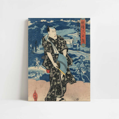 The Actor Naritaya Hakuen (c.1830) by Utagawa Toyokuni – Art Print - Unframed art print