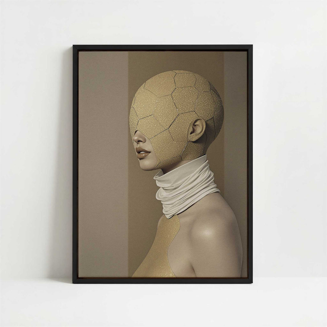 Framed Canvas - Framed canvas in black frame