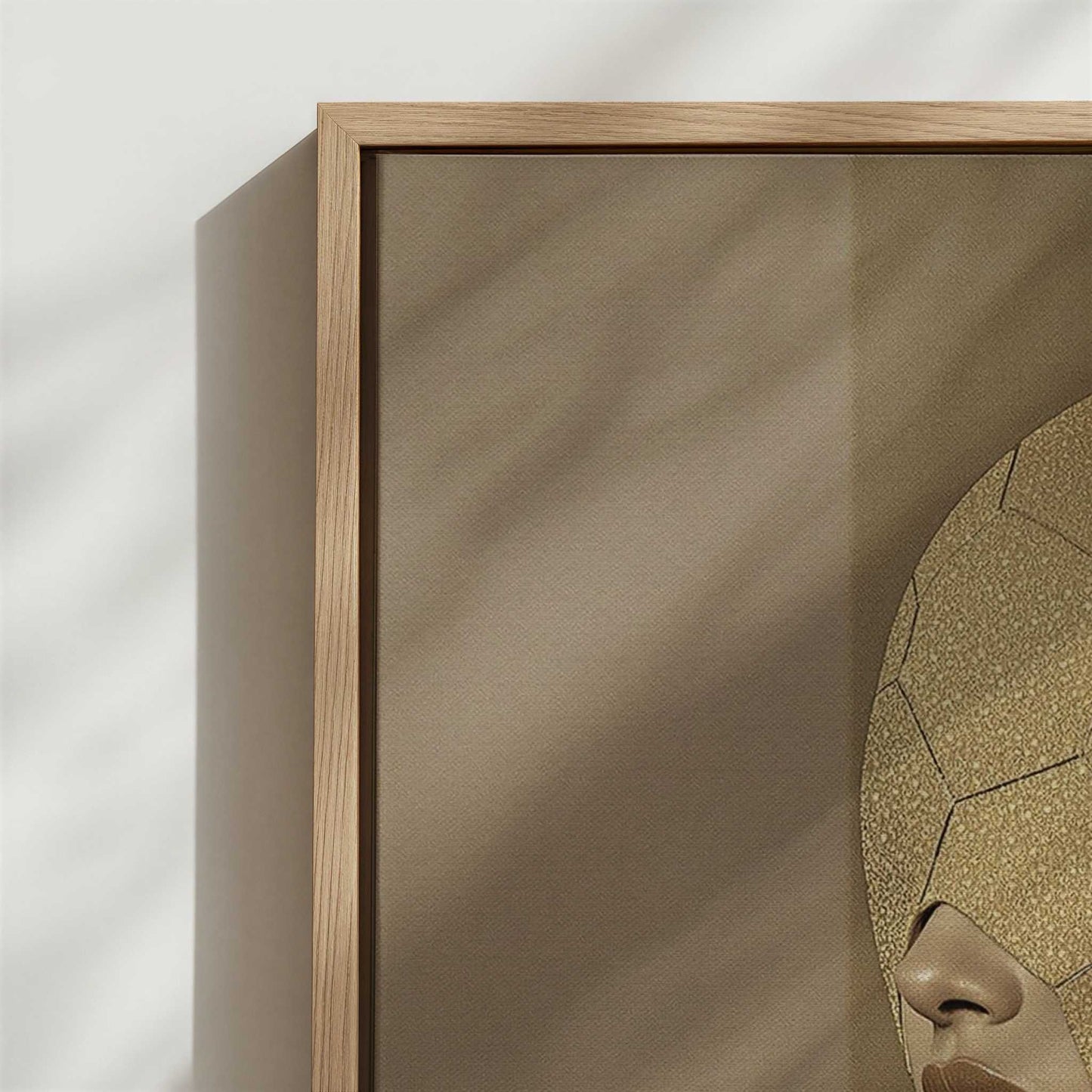 Unbiased Eyes – The Veil of Truth – Framed Canvas