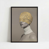 Framed Canvas - Framed canvas in black frame