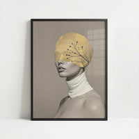 Unbiased Eyes – Unseen Balance – Art Print - Art print in black frame