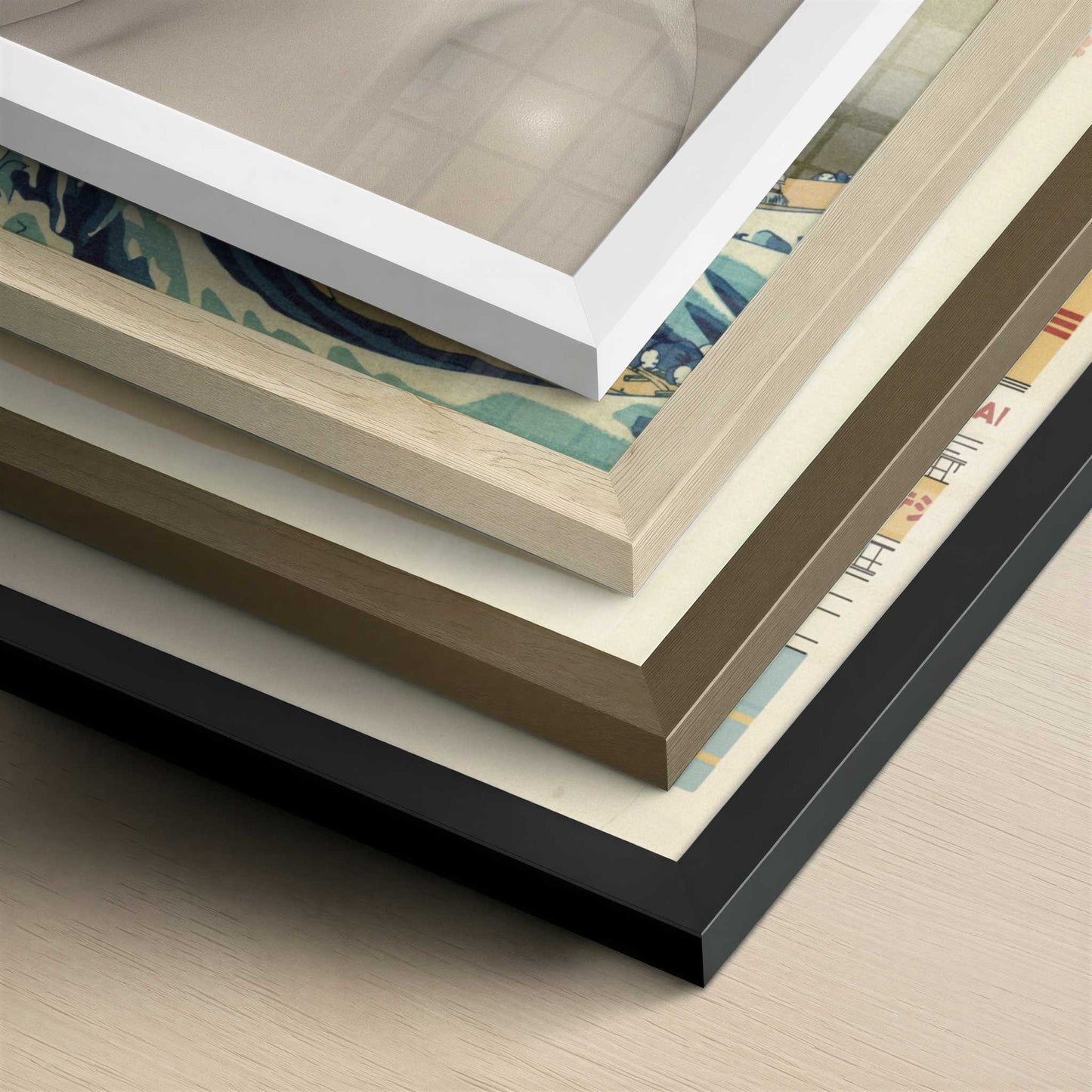 Unbiased Eyes – Unseen Balance – Art Print - Close-up detail of the different frames