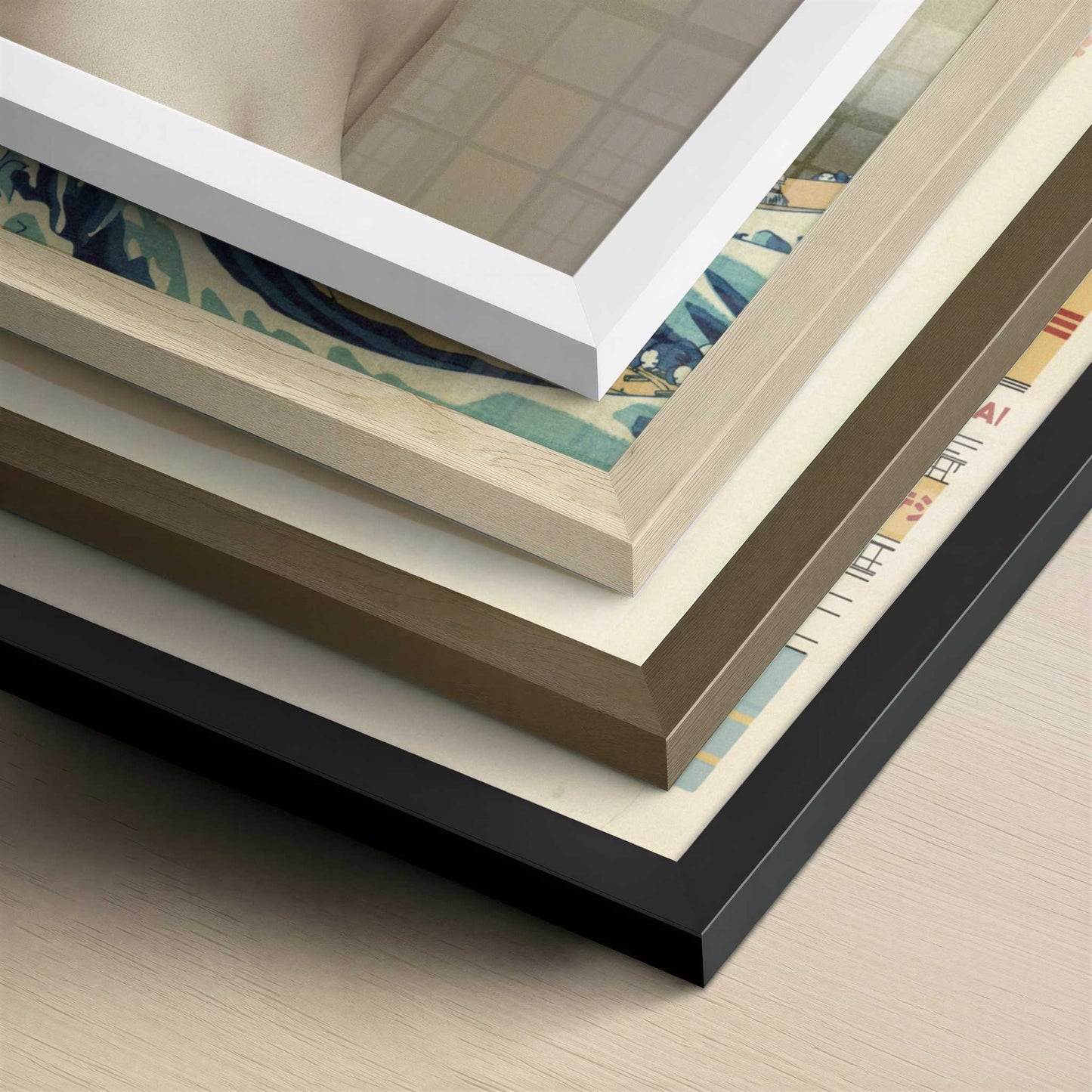 Unbiased Eyes Whispers of Clarity – Art Print - Close-up detail of the different frames