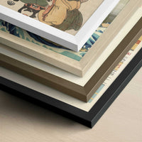 Girl's Festival (c.1801–4) by Kitagawa Utamaro – Art Print - Close-up detail of the different frames