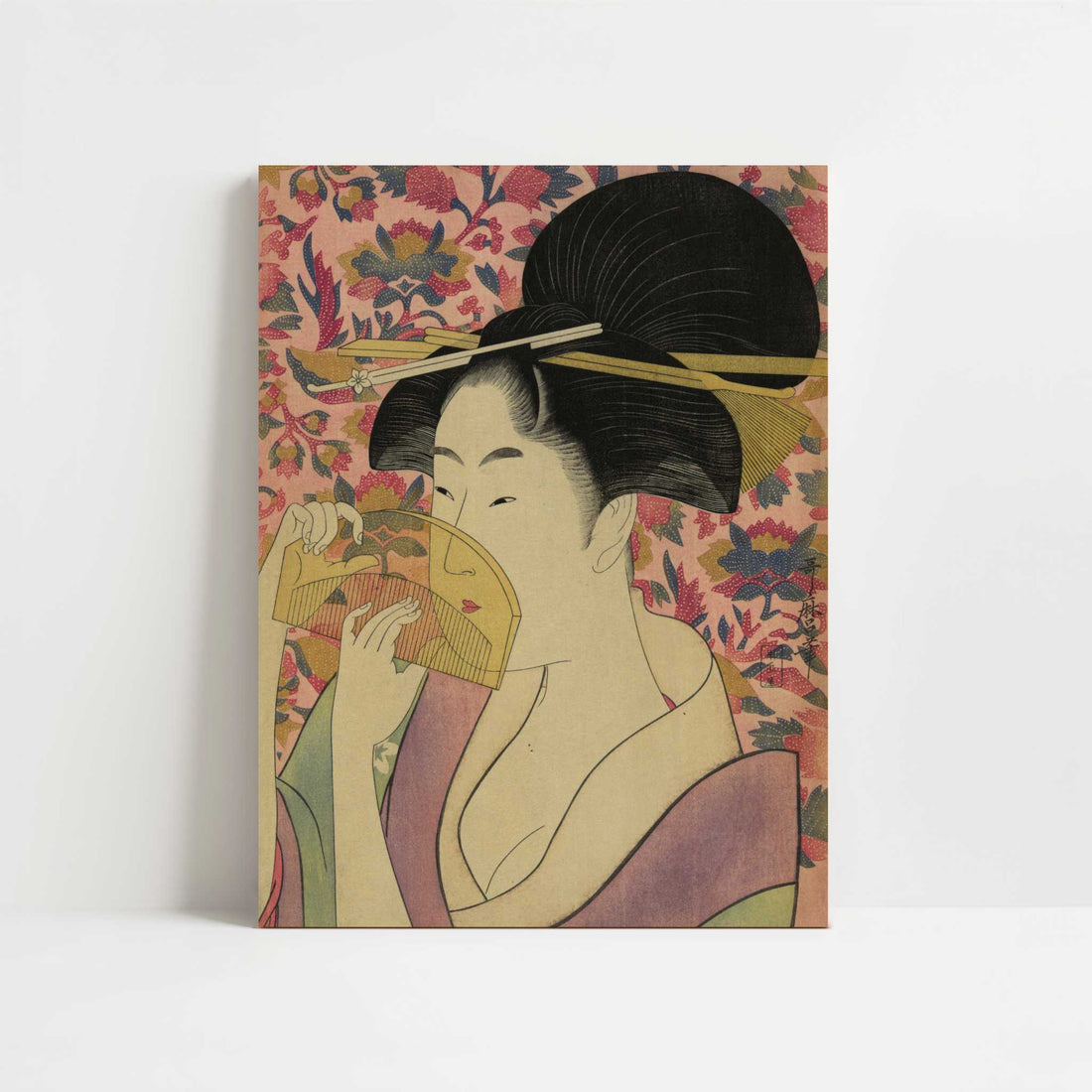 Kushi (c.1780) by Kitagawa Utamaro – Art Print - Unframed art print