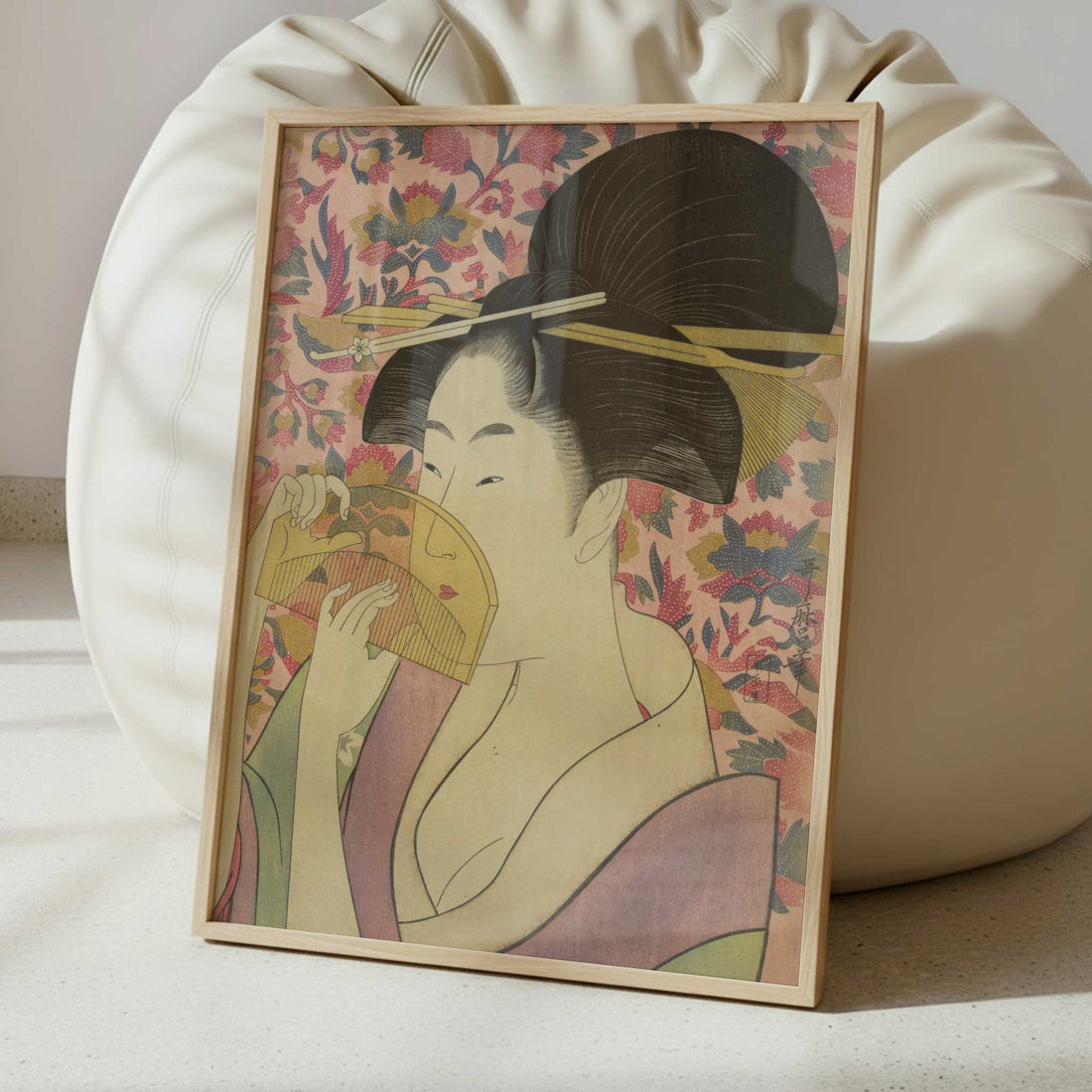 Kushi (c.1780) by Kitagawa Utamaro – Art Print - Interior inspiration