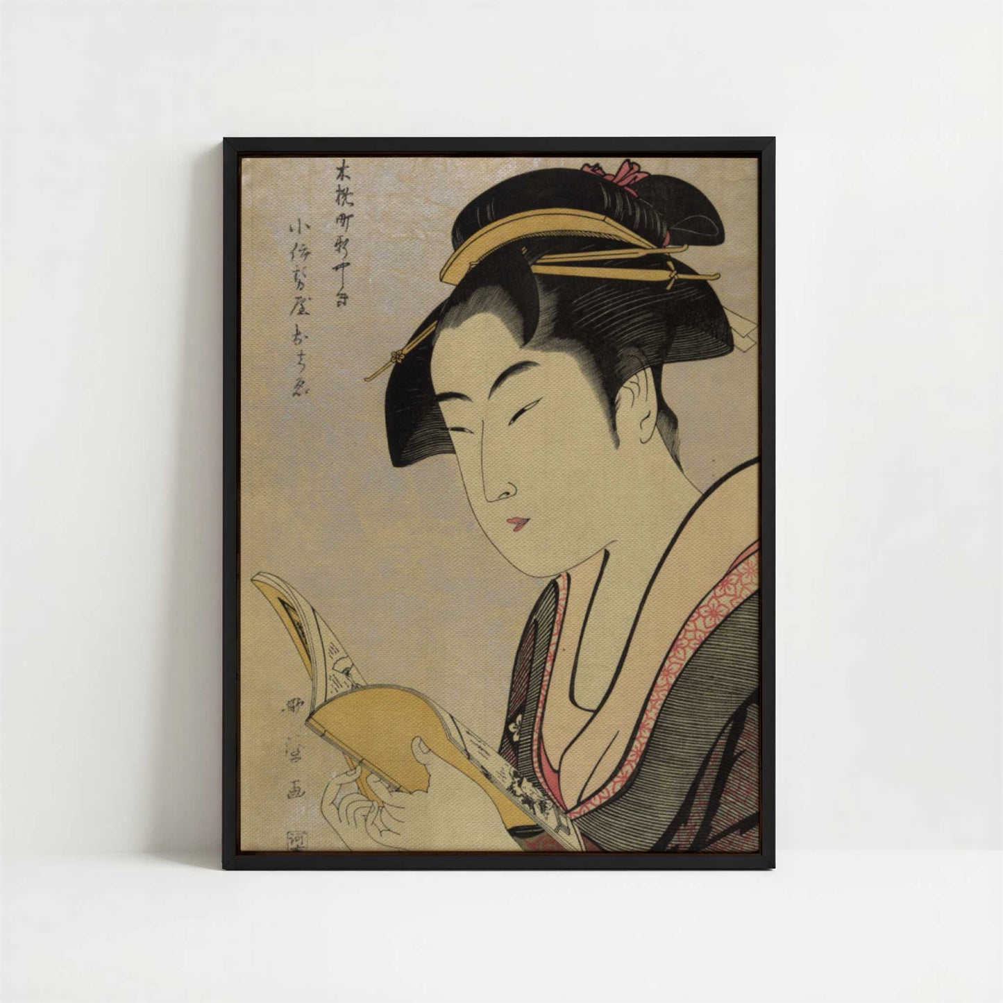 Framed Canvas - Framed canvas in black frame