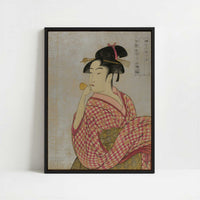 Framed Canvas - Framed canvas in black frame