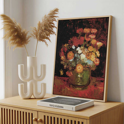 Framed Canvas - Framed canvas in a stylish interior setting