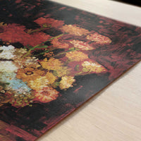 Bowl with Zinnias (1886) by Van Gogh – Art Print - Close-up detail of the art print