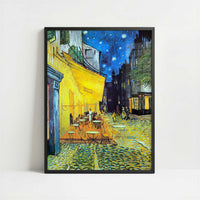 Café at Night (1888) by Vincent van Gogh – Art Print - Art print in black frame