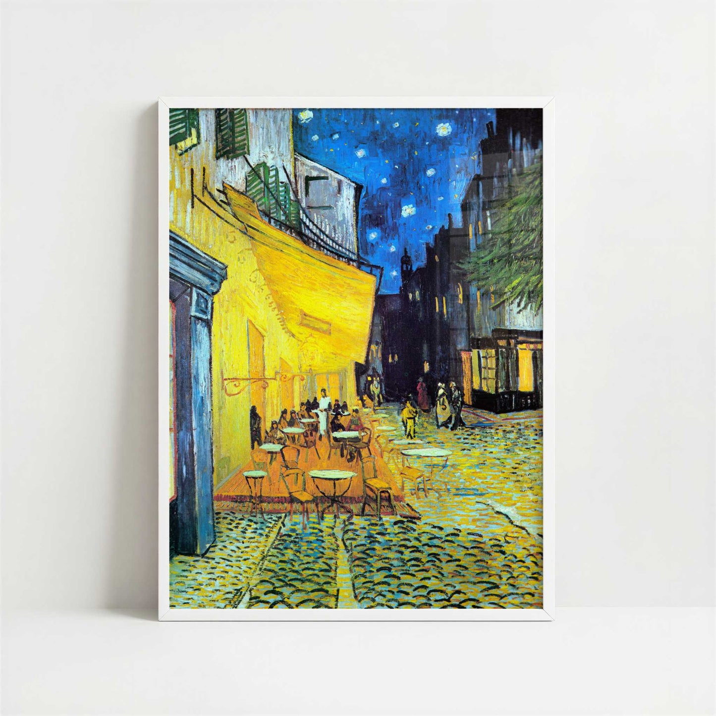 Café at Night (1888) by Vincent van Gogh – Art Print - Art print in white frame