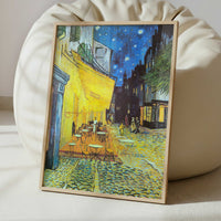 Café at Night (1888) by Vincent van Gogh – Art Print - Interior inspiration