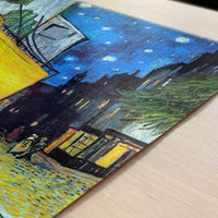 Café at Night (1888) by Vincent van Gogh – Art Print - Close-up detail of the art print