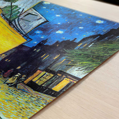 Café at Night (1888) by Vincent van Gogh – Art Print - Close-up detail of the art print