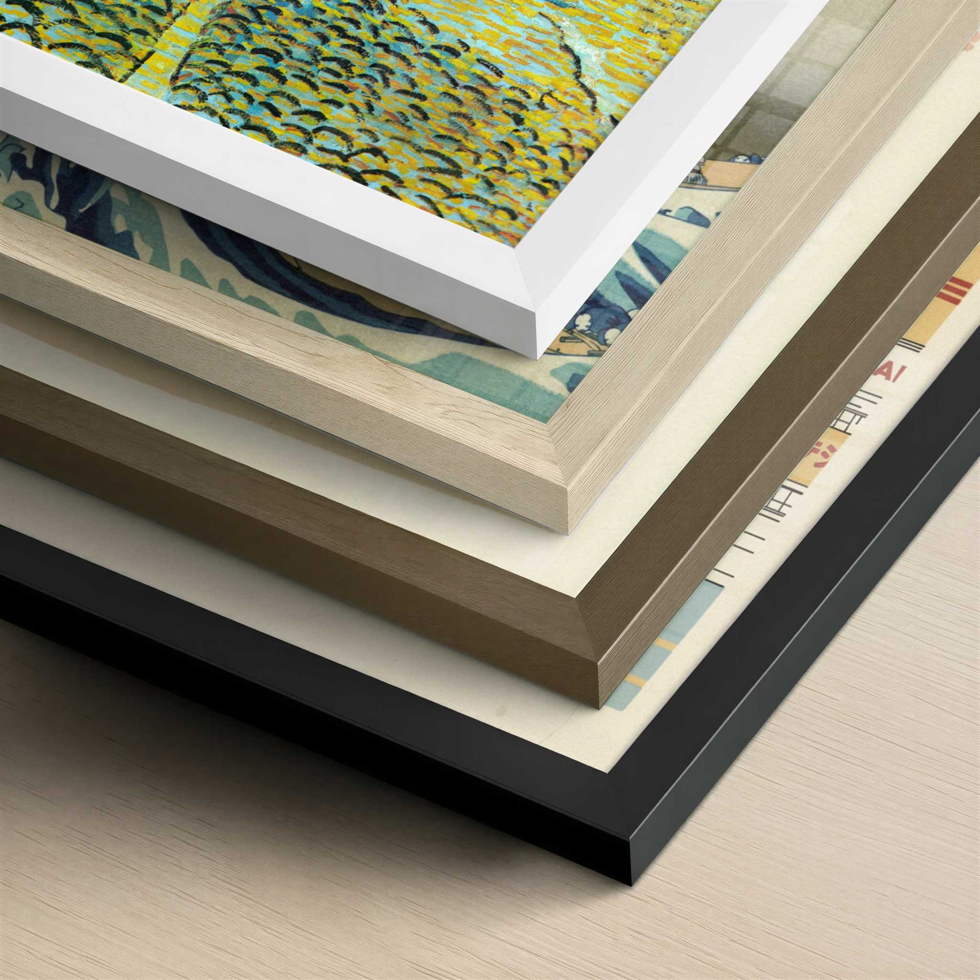 Café at Night (1888) by Vincent van Gogh – Art Print - Close-up detail of the different frames