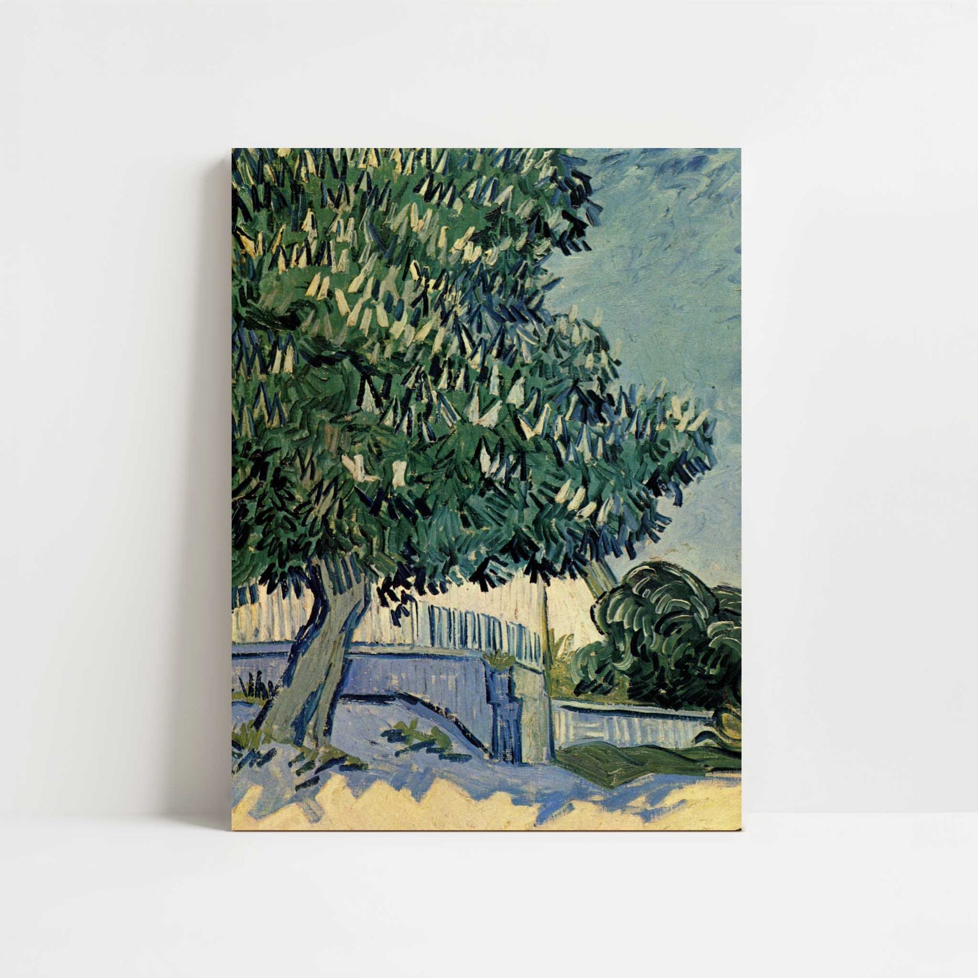 Chestnut Tree in Blossom (1890) by Van Gogh – Art Print - Unframed art print