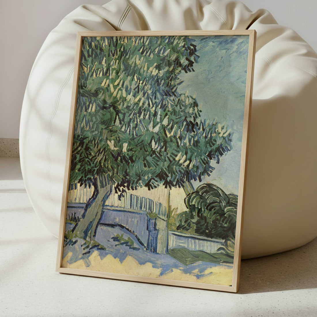 Chestnut Tree in Blossom (1890) by Van Gogh – Art Print - Interior inspiration