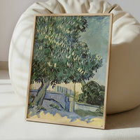 Chestnut Tree in Blossom (1890) by Van Gogh – Art Print - Interior inspiration