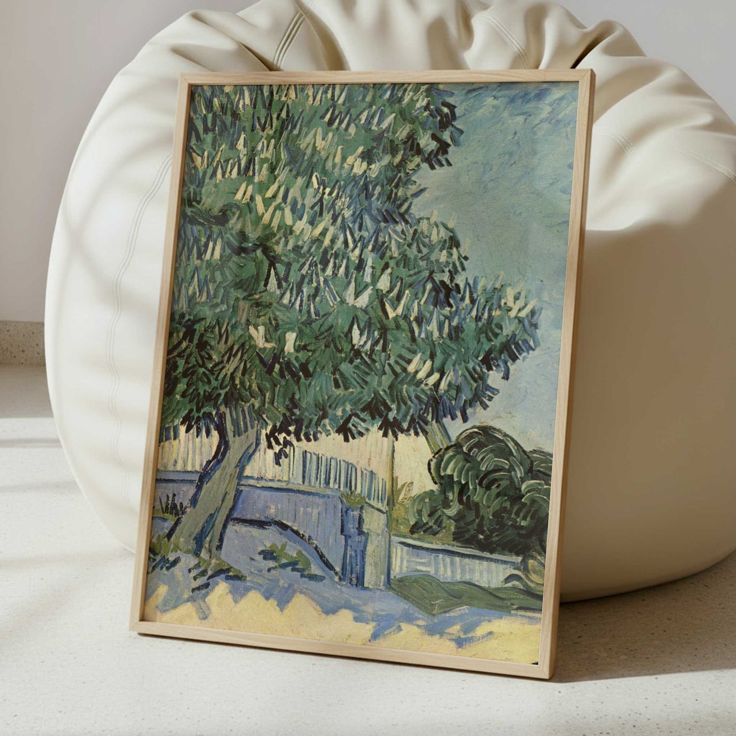 Chestnut Tree in Blossom (1890) by Van Gogh – Art Print - Interior inspiration